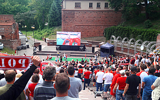 Tysiąc osób obejrzało mecz Polska-Senegal w olsztyńskiej strefie kibica